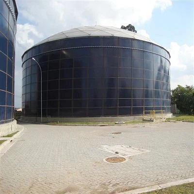 Pieskrūvēta tērauda ugunsdrošības ūdens uzglabāšanas tvertne